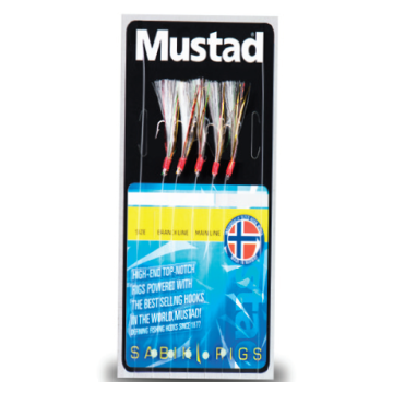 Тапарини Mustad Rainbow Flasher, 5бр./плик