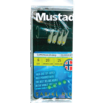 Имитации на скариди Mustad Luminous Shrimp, 4 бр./плик