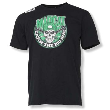 Тениска Madcat Skull, Black