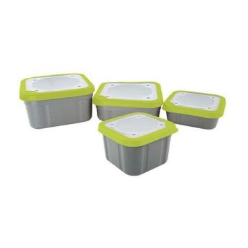 Кутия за примамки Matrix Grey/Lime Bait Boxes Solid Tops