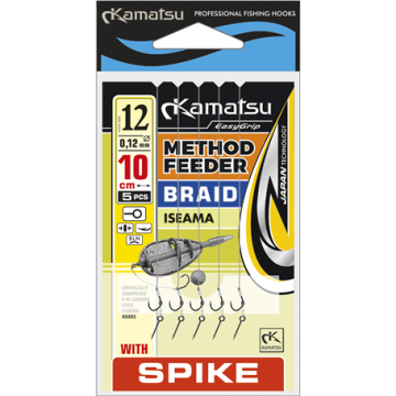 Riguri Kamatsu Textil Method Feeder Iseama cu Spin, 10cm, 5buc/plic