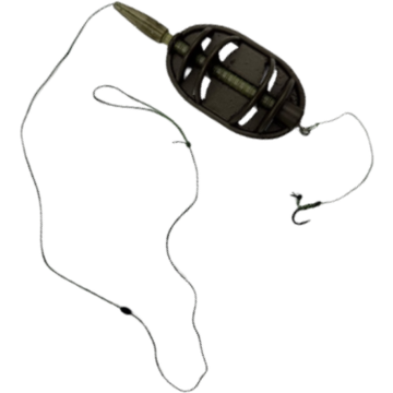 Montura Crap Inline cu Method Feeder Plat, Mon 44, 40g