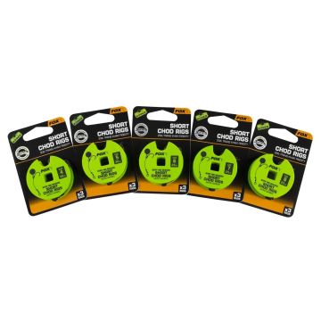 Rig FOX Edges® Stiff Chod Rig Short, 3buc/disc