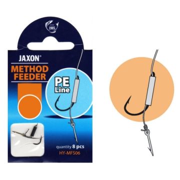 Монтаж Jaxon Method фидер PE FS, 0.12mm, 10cm, 8 бр./плик