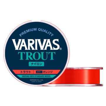 Fir Monofilament Varivas Trout Flash Orange, 100m