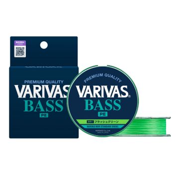 Фир текстил Varivas Bass PE X4, Flash Green, 150m