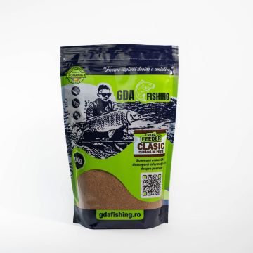 Nada Feeder GDA Fishing, 1kg - Clasic (faina de peste)