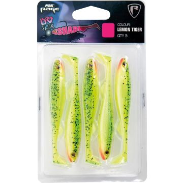 Shad Fox Rage Slick Shad Ultra UV, Lemontiger, 7cm, 5buc/blister