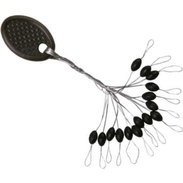 Opritoare Nevis din Silicon, Negru, 12buc/plic