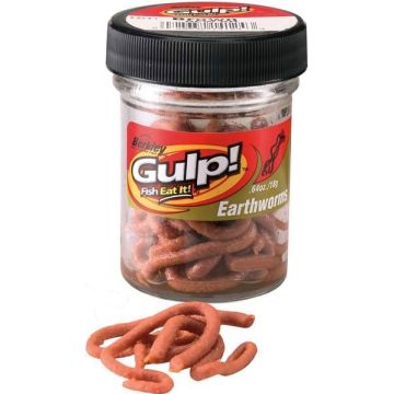 Примамка Berkley Gulp Earthworm, 10cm, 15бр./буркан