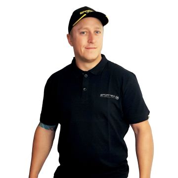 Тениска Sportex Polo, Цвят Black