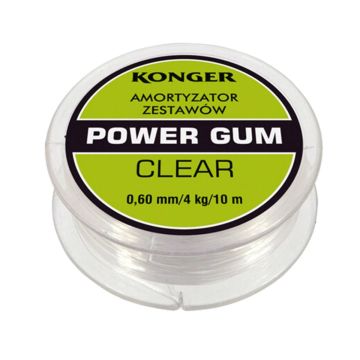 Elastic Konger Power Gum Method фидер Shock Absorber, прозрачен