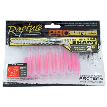 Shad Rapture RIB Slim Shady, Pink Shake, 5cm, 14 бр./плик