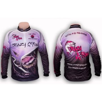 Блуза Crazy Fish Long Sleeve Fishing Shirt Catfish Battlefield