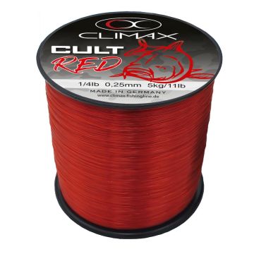 Fir Monofilament Climax Cult Crap Red Mono 1000m