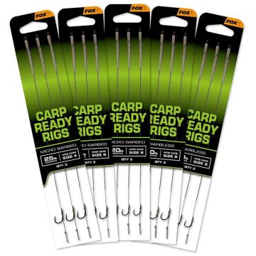 Rig Fox Carp Ready Rigs x 3