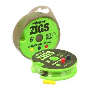 Rig Zig Rig Korda Ready Zigs Barbless, 3bucplic