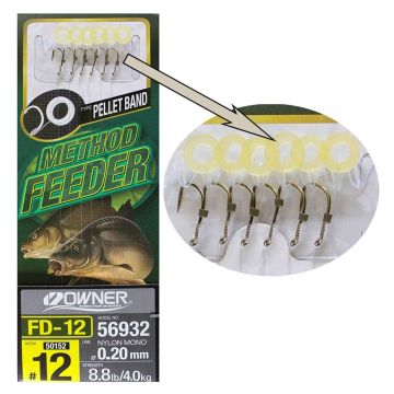 Riguri Owner Method Feeder 56932 FD-12 Pellet Band, 10cm, 6bucplic