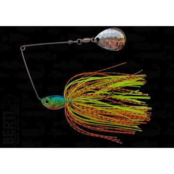 Bertilure спинербей Colorado Deep Cup 2 с Skirt 11g Цвят Orange/черно Chartreuse