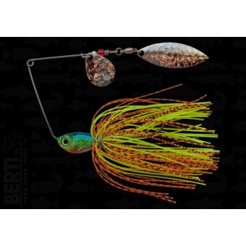 Bertilure спинербей Colorado nr.2 Willow nr.2 11gr Skirt силиконов Orange/черен Chartreuse