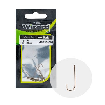 Carlige EnergoTeam Wizard Zander Live Bait Light