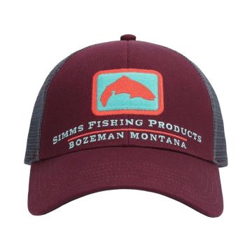 Sapca Simms Single Haul Small Fit Trucker, Mulberry