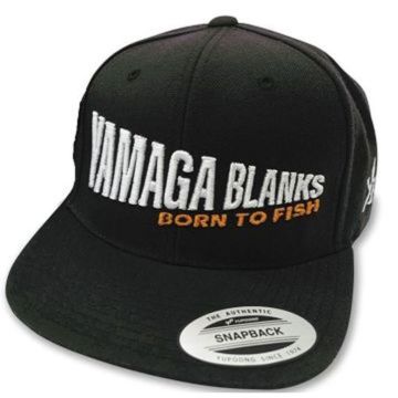 Sapca Yamaga Blanks Flat Visor, Born To Fish Black