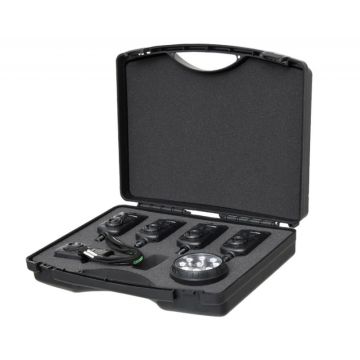 Set Avertizoare + Statie Wireless Carp Pro Hastam, 4+1

Setul Carp Pro Hastam cuprinde avertizoare, un receptor si o lanterna LED. Cu o estetica eleganta in nuante de negru, carcasele sunt construite din plastic durabil si rezistent la socuri. Indicatoa