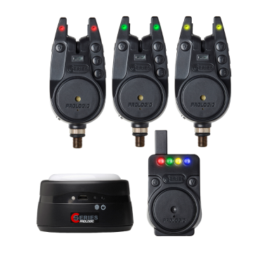 Set Avertizoare + Statie Prologic C-Series + Lampa de Cort Bivvy, 3+1