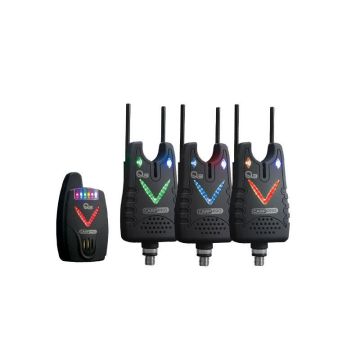 Set Avertizori + Statie Wirelles Carp Pro Q3, 4+1