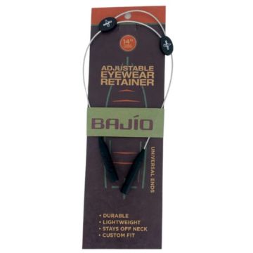 Snur Pentru Ochelari Bajio Keeper Zip, Clear Silver
