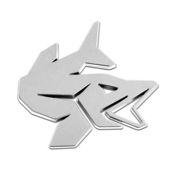 3D стикер Delphin PIKE, Хром