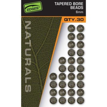 Резинови топчета Fox Edges Naturals с конусовиден отвор, 6mm