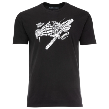 Tricou Simms Grim Reeler T-Shirt, Black