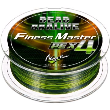 Плетено влакно Varivas Nogales Dead or Alive Finesse Master PE X4, DarkGreen + Motion Green, 150m