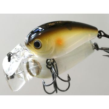 Воблер HideUp HU-70 F, 01 Ghost Ayu, 6cm, 8.6g