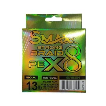 Плетено влакно Smax Strong Braid X8, зелено, 150m