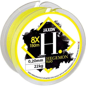 Текстилно влакно Jaxon Hegemon Fluo, Fluo Yellow, 150m