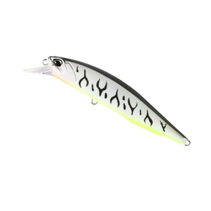 воблер DUO Realis Jerkbait 85F, ACCZ402Gunmetal M White Tiger, 8.5cm, 7.3g