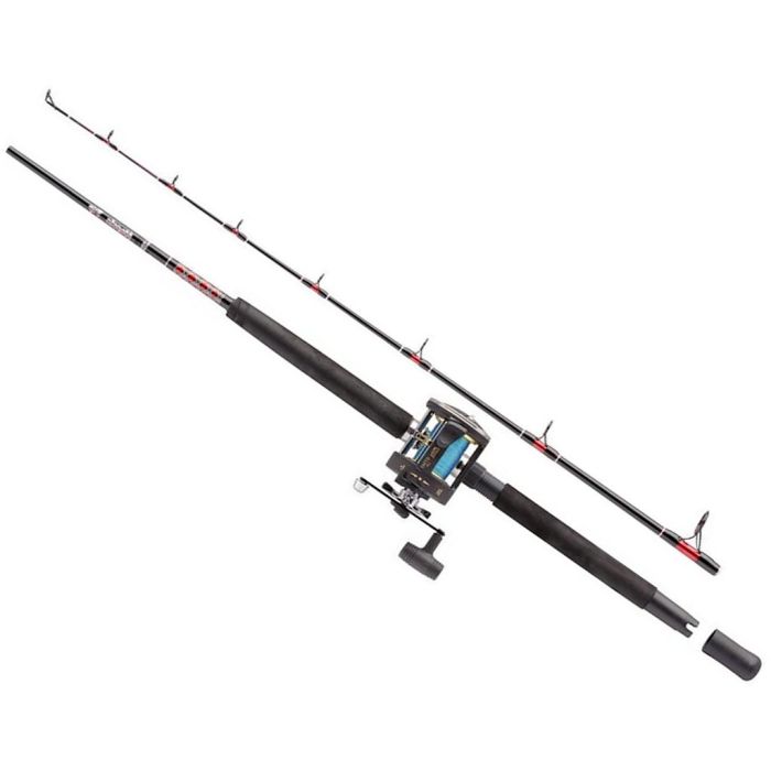 Combo Abu Garcia Muscle Tip, 1.83m, 15-40lbs, 2buc + Multiplicator GT345 Boat, Right Hand