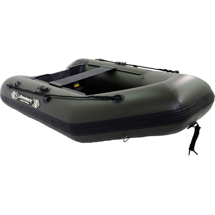 Barca Gonflabila Allroundmarin Kiwi 249, Podea Pliabila din Lemn, Verde Masliniu, 249cm 2