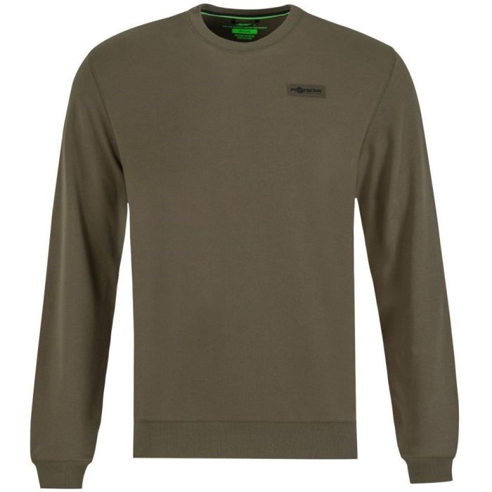 Bluza Korda Patch Crewneck, Dark Olive