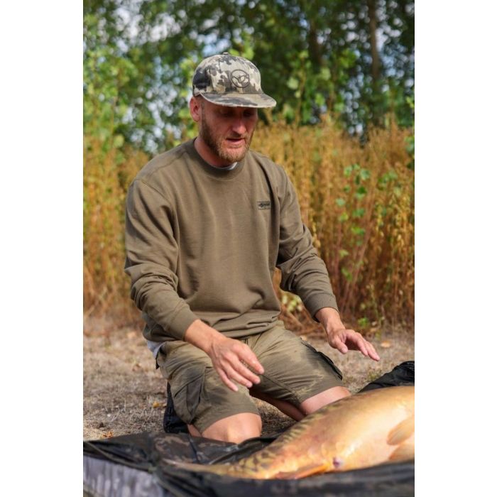 Bluza Korda Patch Crewneck, Dark Olive 4