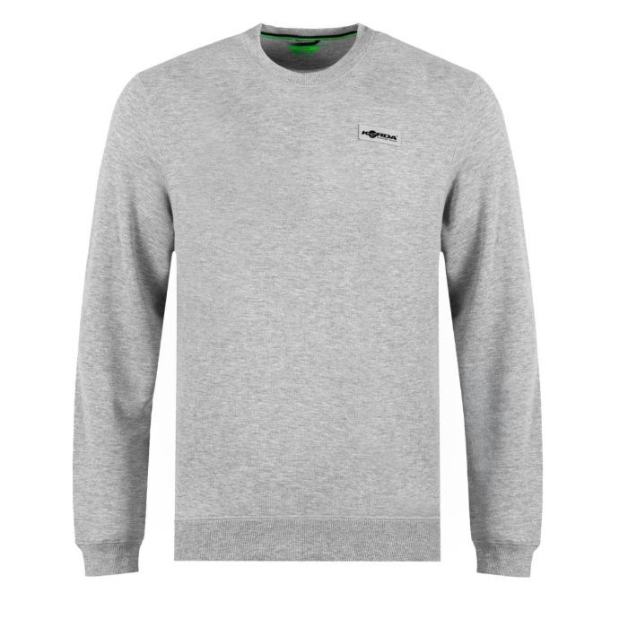 Bluza Korda Patch Crewneck, Heather Grey