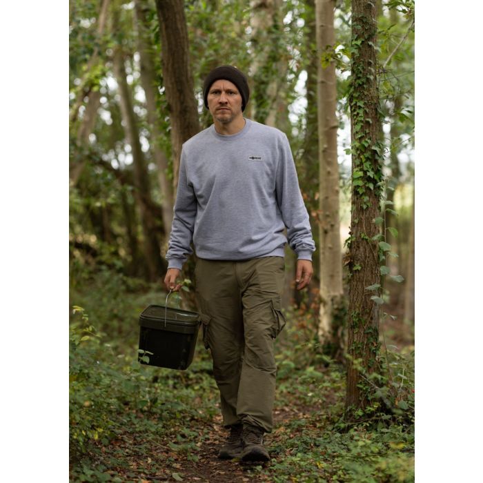 Bluza Korda Patch Crewneck, Heather Grey 4