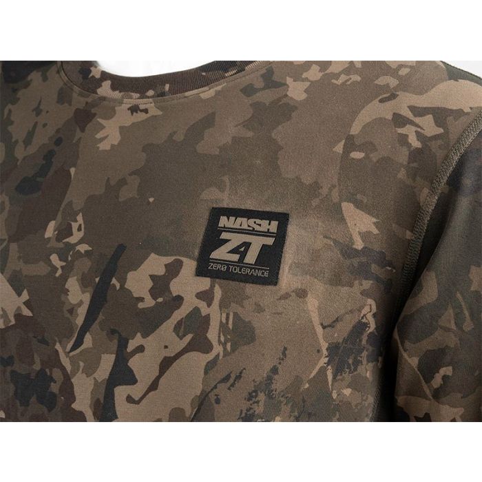 Bluza Nash ZT Lite Luxe Long Sleeve T Shirt Camo
 3
