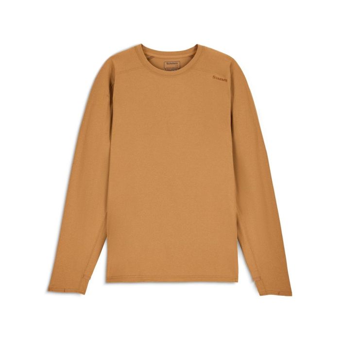 Bluza Protectie Solara Simms Men's SolarFlex Crew, Earthenware
