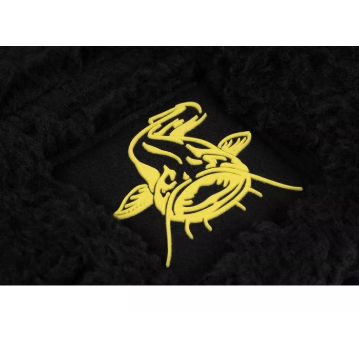Caciula Black Cat Fleece Beanie Hat, Black 3