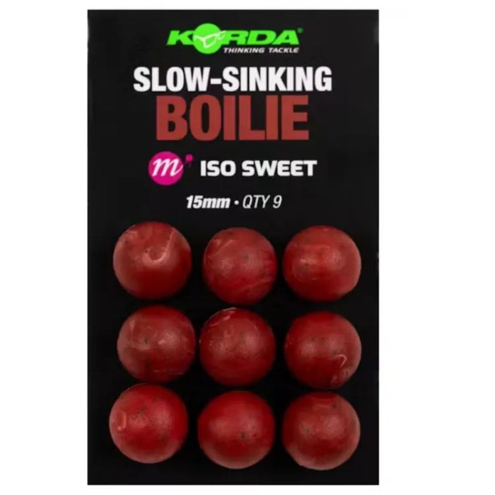 Boilies Artificiale Korda Slow Sinking Boilie, 15mm - ISO Sweet 2