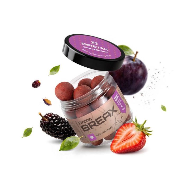 Boilies Critic Echilibrate Delphin BreaX Sweetberry, 100g